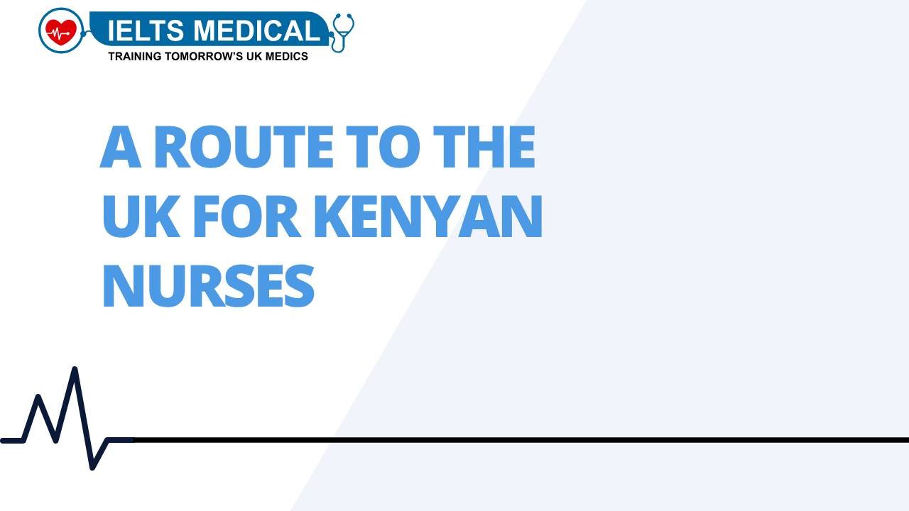 A special route for nurses from Kenya to the UK